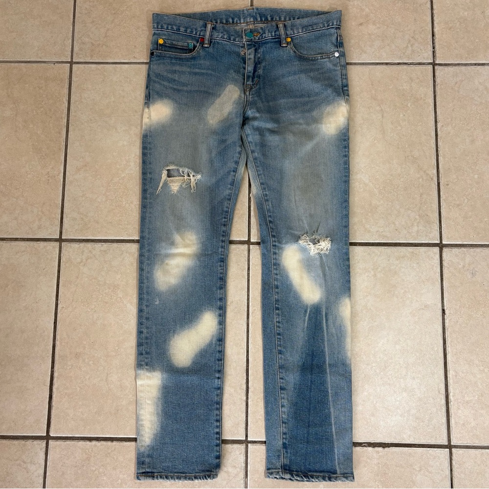 Swagger bleached Denim Jeans Size 32
